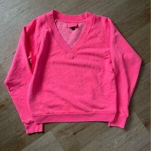 Pink V-Neck Sweater